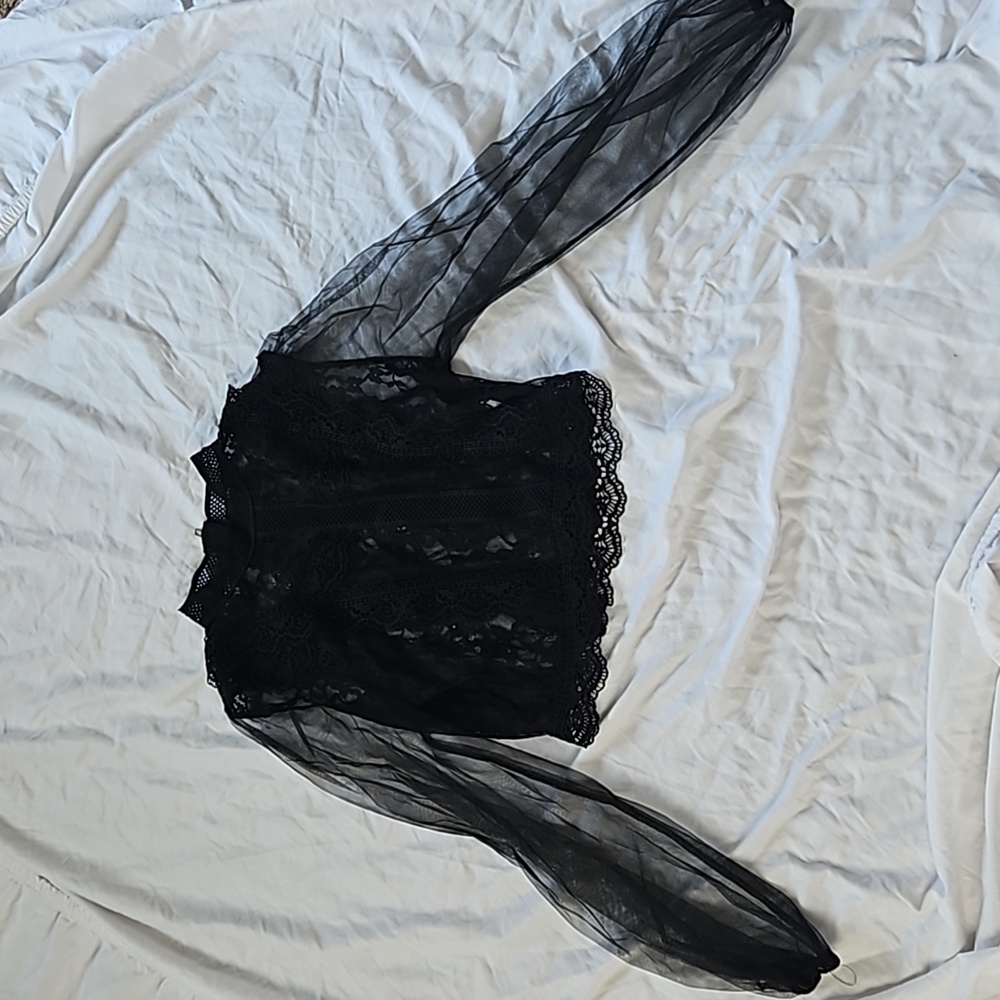 Lacey Crop Blouse